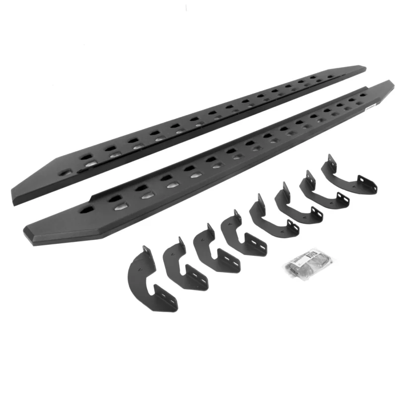 Go Rhino 69443687SPC - RB20 Running Boards, Black, Galvanized Steel