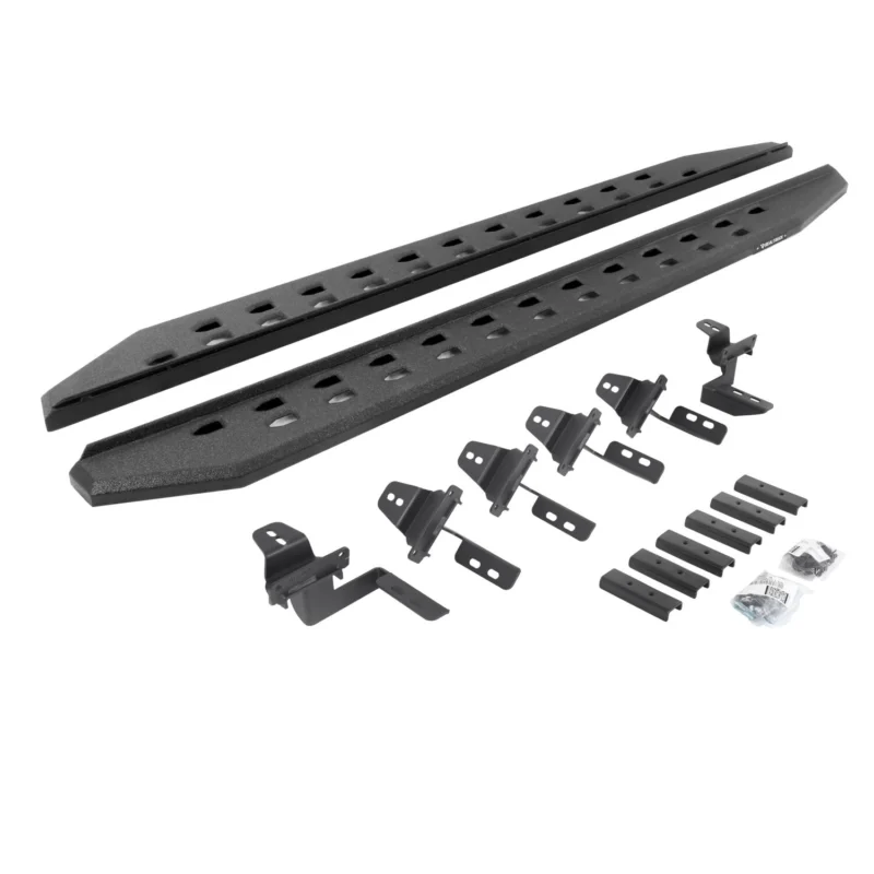 Go Rhino 69450568ST - RB20 Running Boards, Black, Protective Bedliner coating