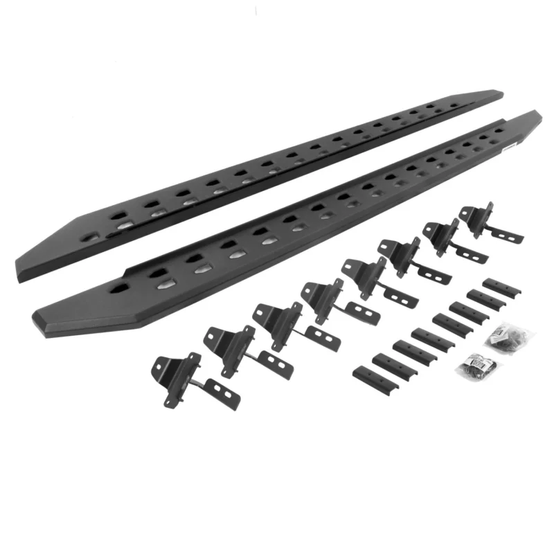 Go Rhino 69451687SPC - RB20 Running Boards, Black, Galvanized Steel