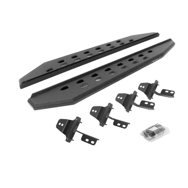 Go Rhino 69492648ST - RB20 Running Boards, Black, Protective Bedliner coating