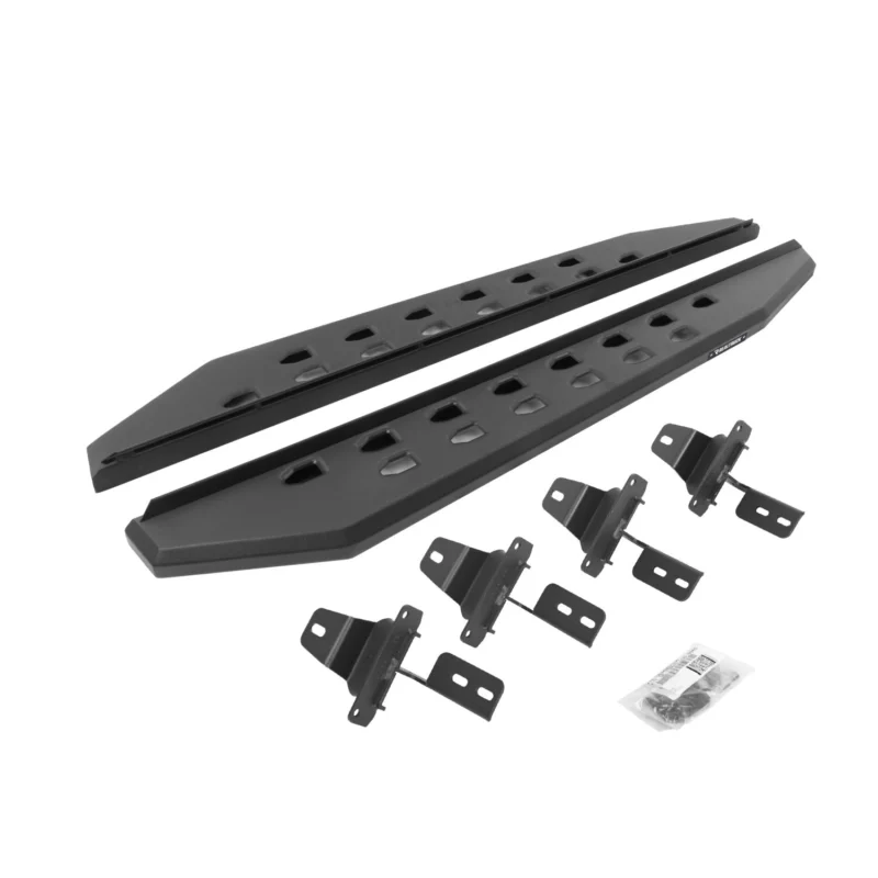 Go Rhino 69492748SPC - RB20 Running Boards, Black, Galvanized Steel