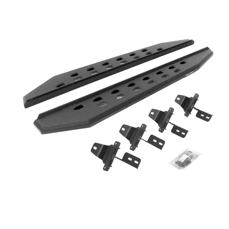 Go Rhino 69492748ST - RB20 Running Boards, Black, Protective Bedliner coating
