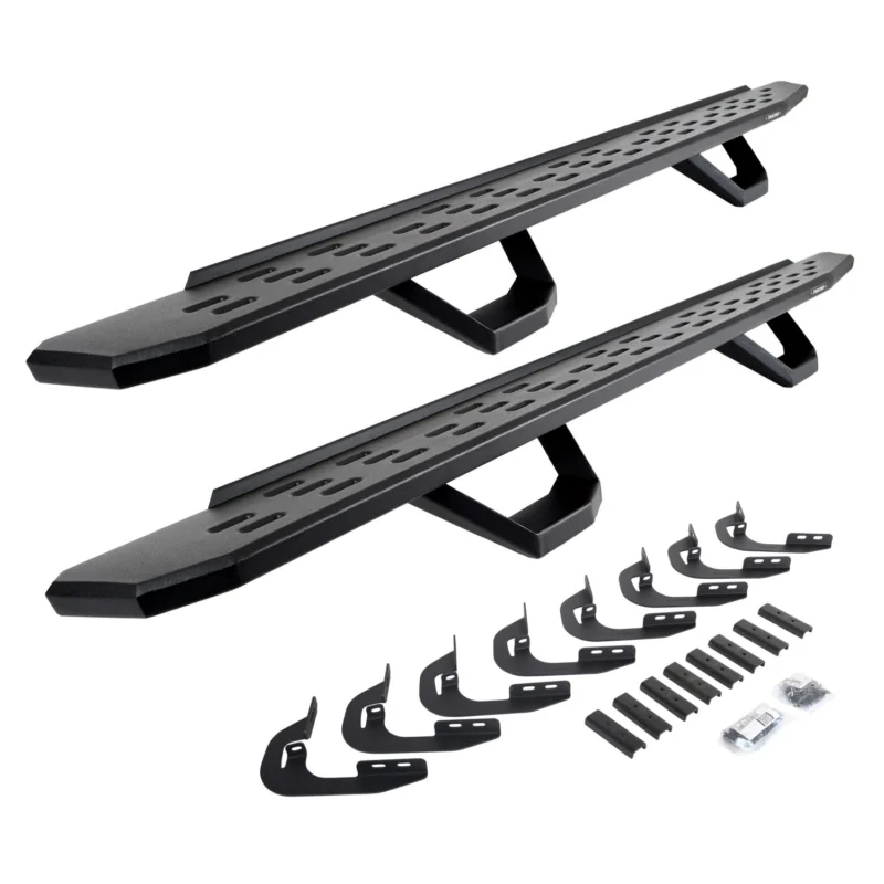 Go Rhino 6960478720PC - RB30 Running Boards, Black, Galvanized Steel