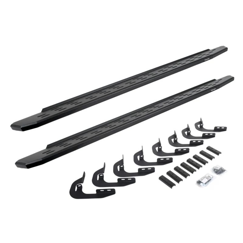 Go Rhino 69604787PC - RB30 Running Boards, Black, Galvanized Steel