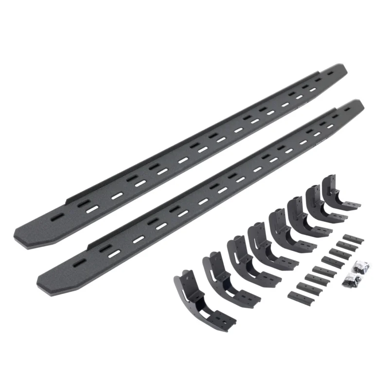 Go Rhino 69604880ST - RB30 Running Boards, Black, Galvanized Steel