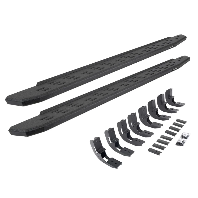 Go Rhino 69604880T - RB30 Running Boards, Black, Protective Bedliner coating
