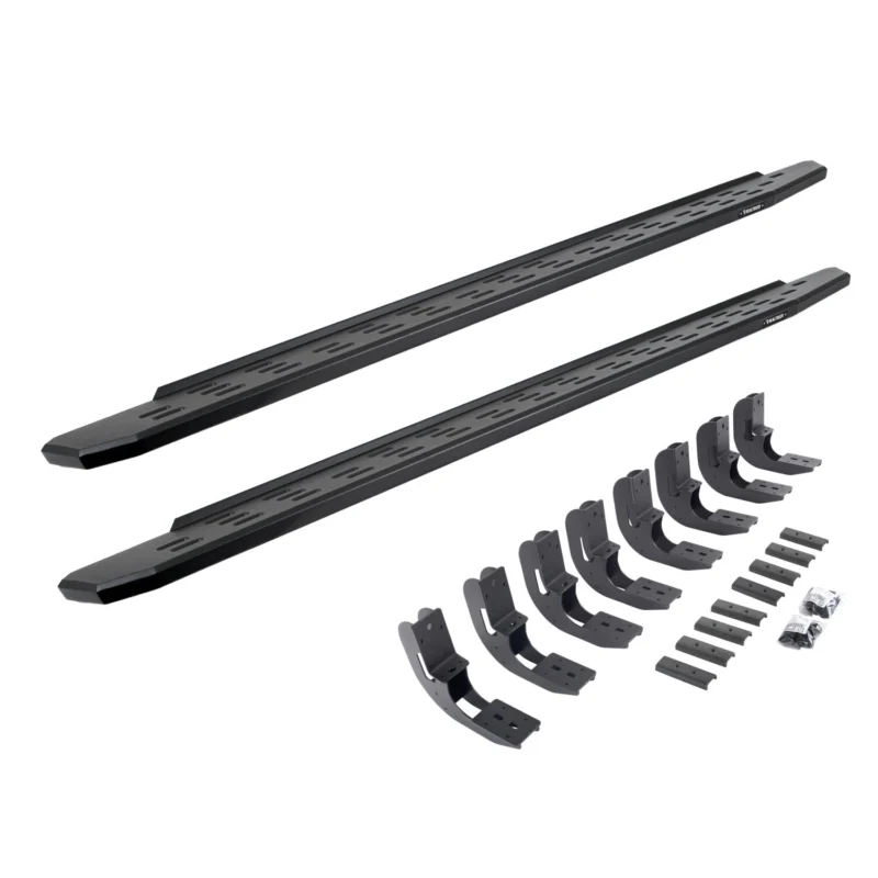 Go Rhino 69604887PC - RB30 Running Boards, Black, Galvanized Steel