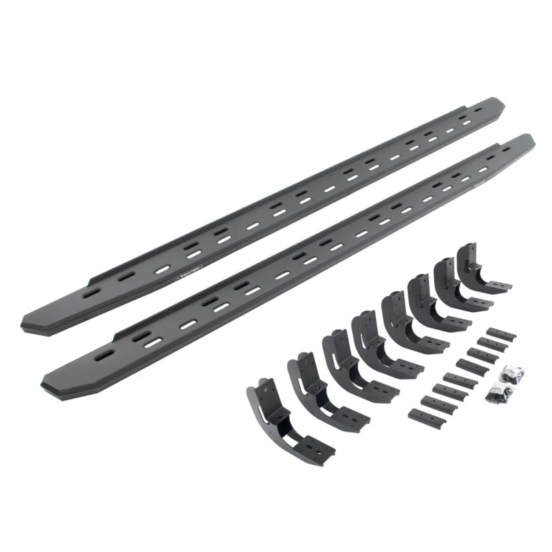 Go Rhino 69604887SPC - RB30 Running Boards, Black, Galvanized Steel