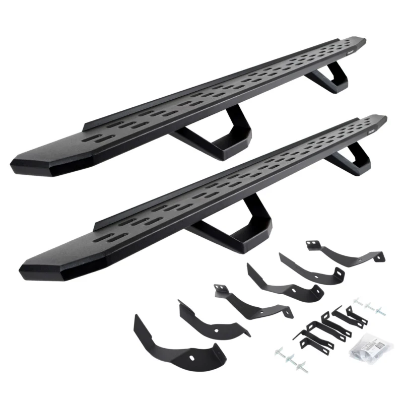 Go Rhino 6960518720PC - RB30 Running Boards, Black, Galvanized Steel