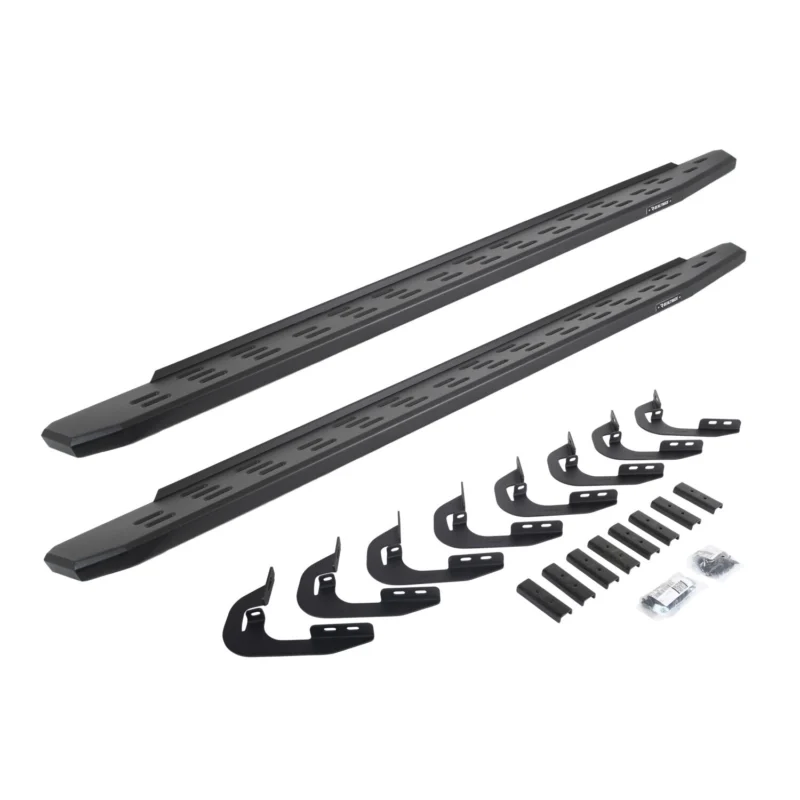 Go Rhino 69605880PC - RB30 Running Boards, Black, Galvanized Steel