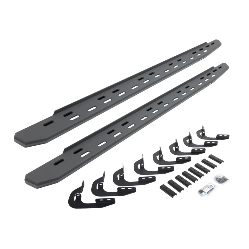 Go Rhino 69605880SPC - RB30 Running Boards, Black, Galvanized Steel