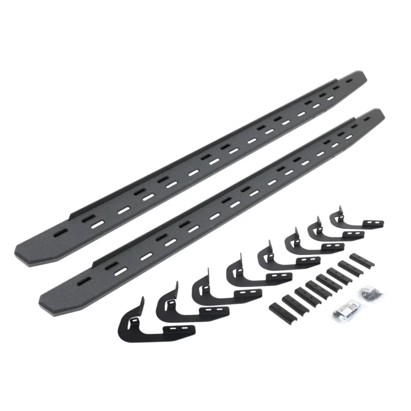 Go Rhino 69605880ST - RB30 Running Boards, Black, Protective Bedliner coating