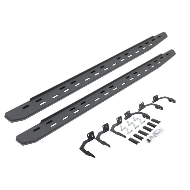 Go Rhino 69609980ST - RB30 Running Boards, Black, Protective Bedliner coating