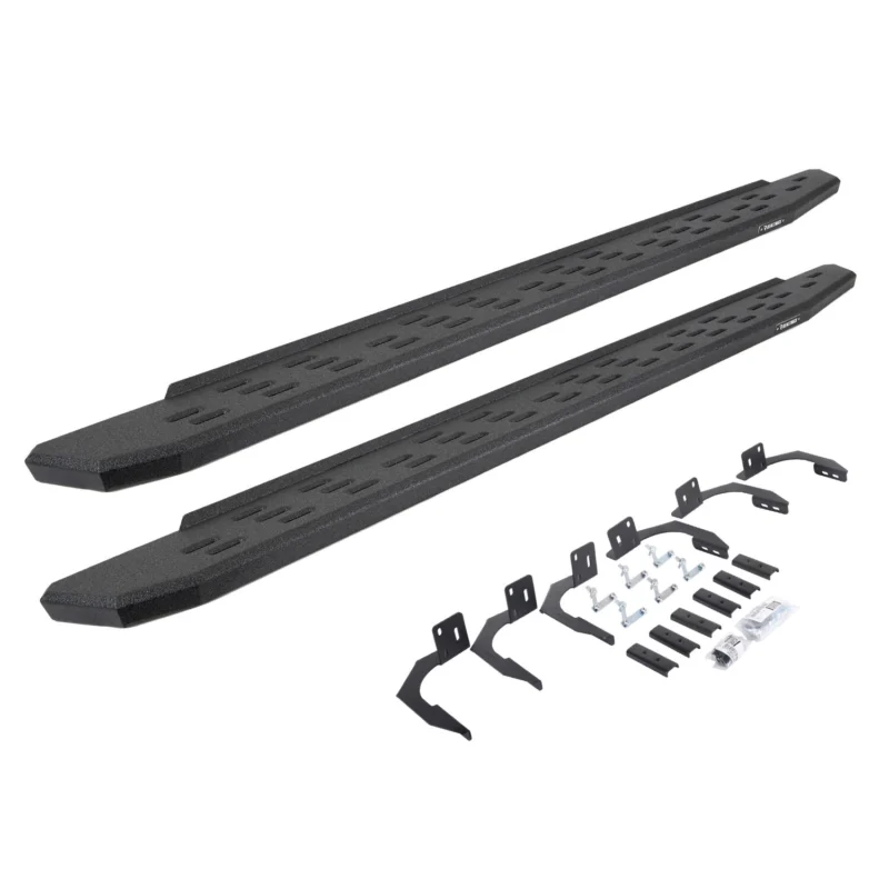 Go Rhino 69609980T - RB30 Running Boards, Black, Protective Bedliner coating