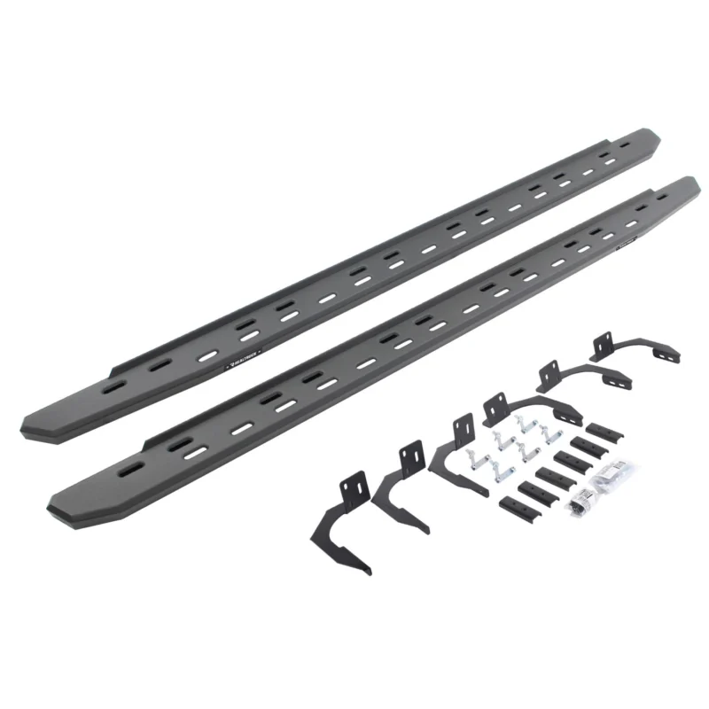 Go Rhino 69610687SPC - RB30 Running Boards, Black, Galvanized Steel