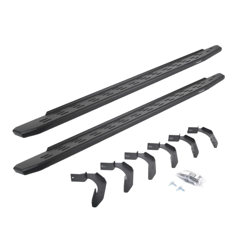 Go Rhino 69612680PC - RB30 Running Boards, Black, Galvanized Steel