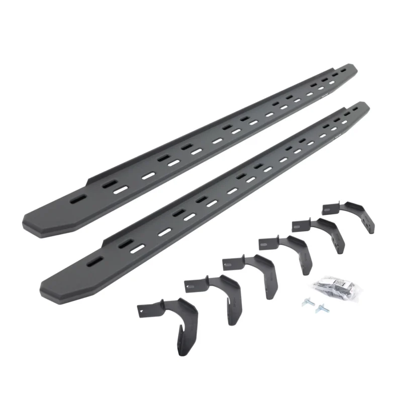 Go Rhino 69612680SPC - RB30 Running Boards, Black, Galvanized Steel