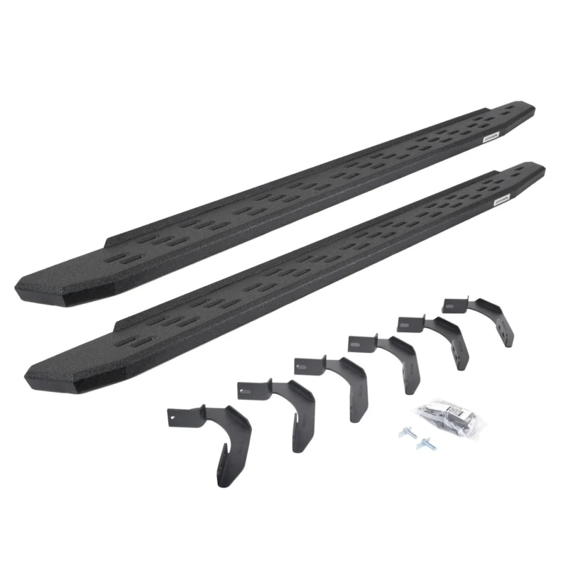 Go Rhino 69612680T - RB30 Running Boards, Black, Protective Bedliner coating