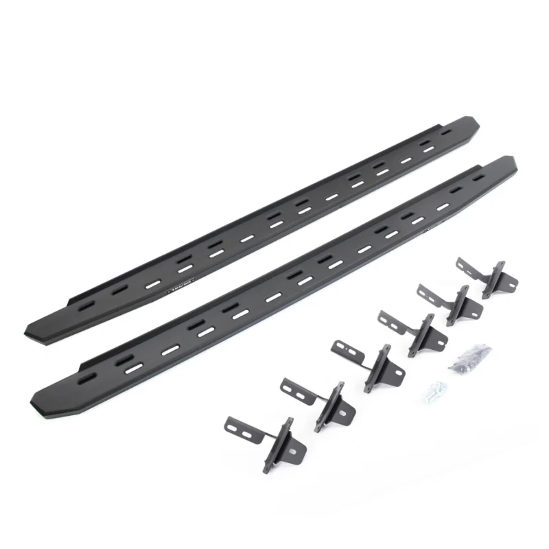 Go Rhino 69612973SPC - RB30 Running Boards, Black, Galvanized Steel