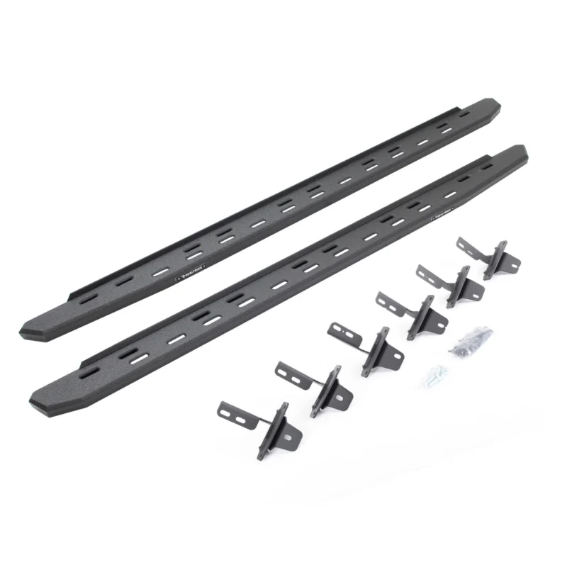 Go Rhino 69612973ST - RB30 Running Boards, Black, Protective Bedliner coating