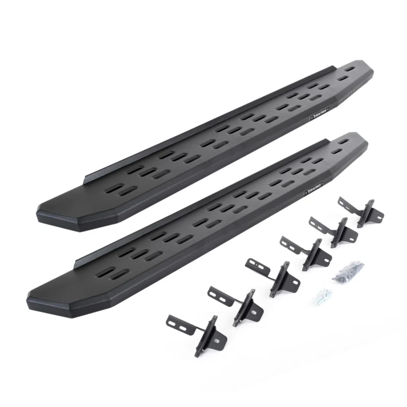 Go Rhino 69613157PC - RB30 Running Boards, Black, Galvanized Steel