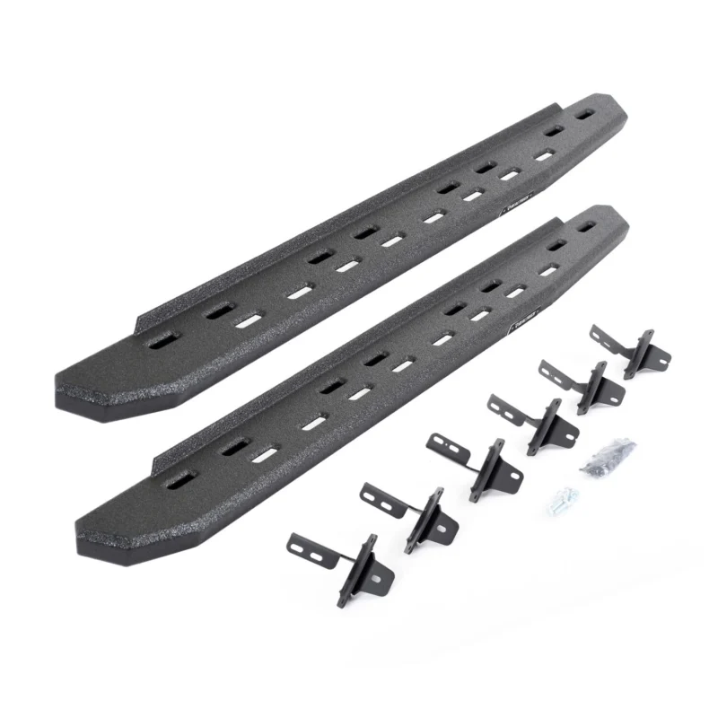 Go Rhino 69613157ST - RB30 Running Boards, Black, Protective Bedliner coating