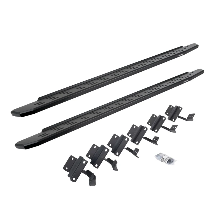 Go Rhino 69615087PC - RB30 Running Boards, Black, Galvanized Steel