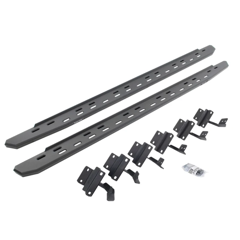 Go Rhino 69615087SPC - RB30 Running Boards, Black, Galvanized Steel