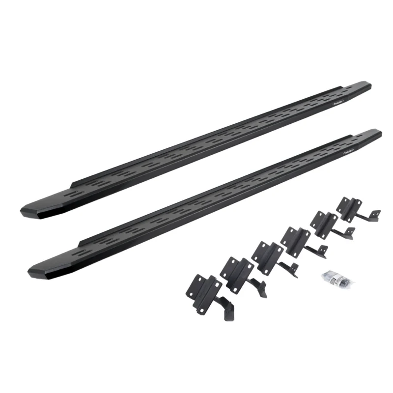 Go Rhino 69615587PC - RB30 Running Boards, Black, Galvanized Steel