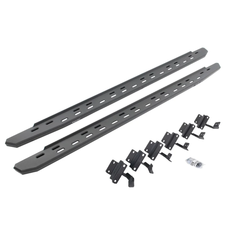 Go Rhino 69615587SPC - RB30 Running Boards, Black, Galvanized Steel
