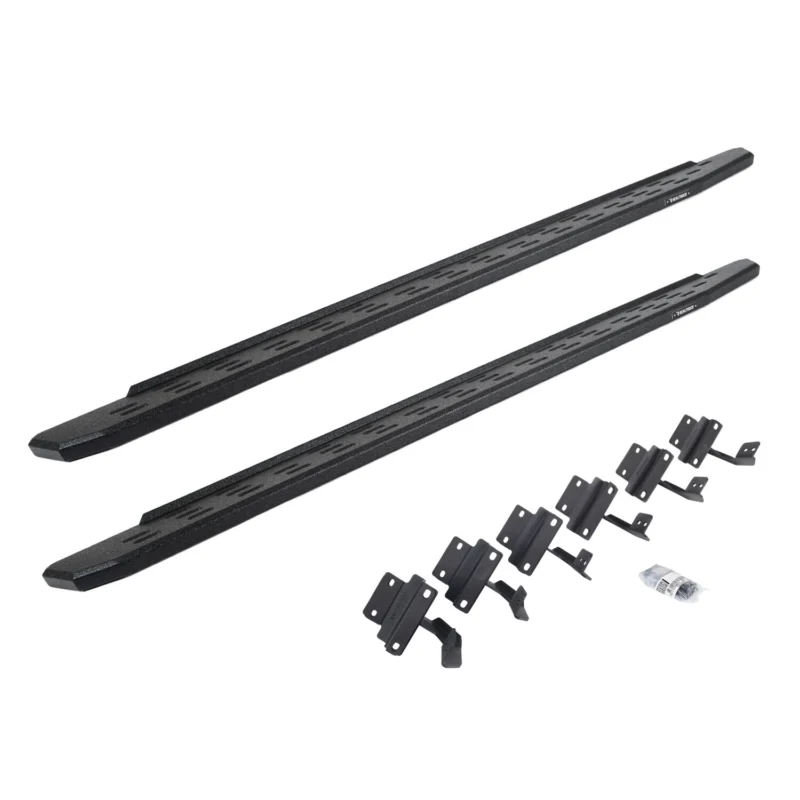 Go Rhino 69615587T - RB30 Running Boards, Black, Protective Bedliner coating