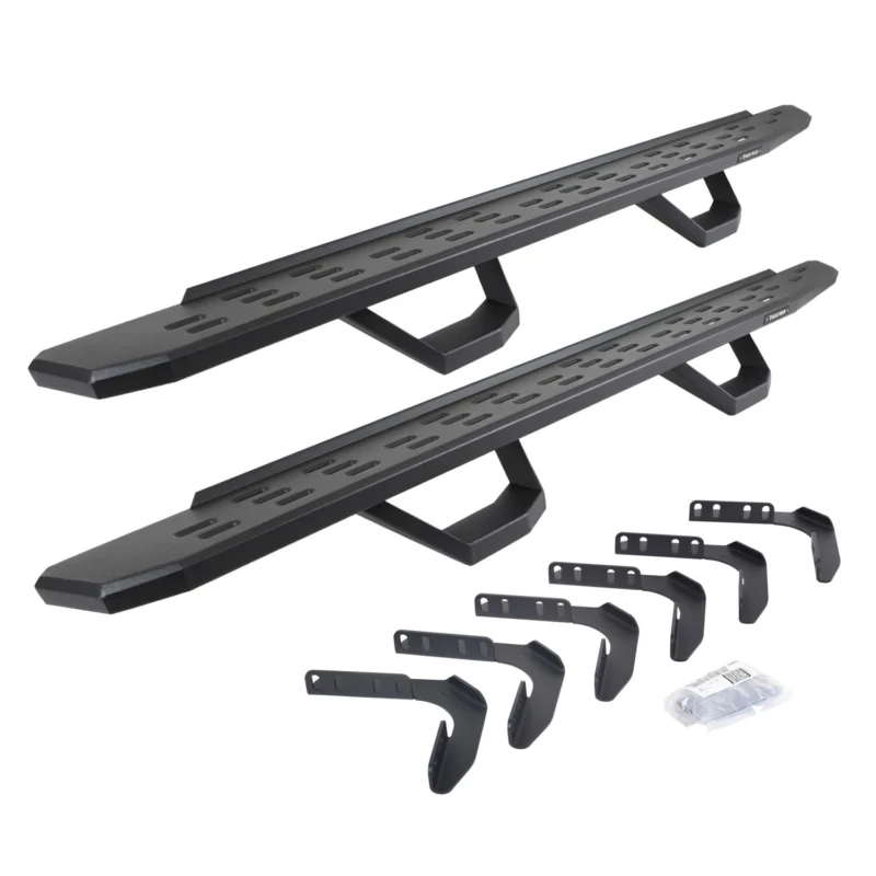 Go Rhino 6961768020PC - RB30 Running Boards, Black, RB20