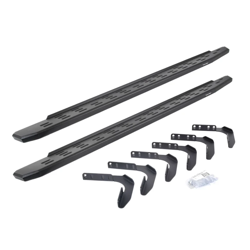 Go Rhino 69617680PC - RB30 Running Boards, Black, Galvanized Steel