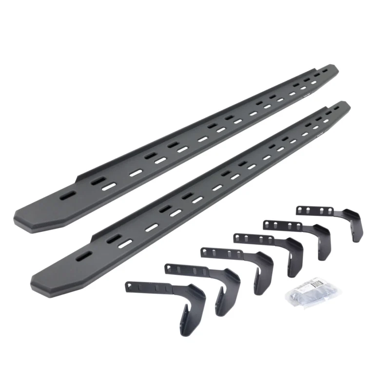 Go Rhino 69617680SPC - RB30 Running Boards, Black, Galvanized Steel
