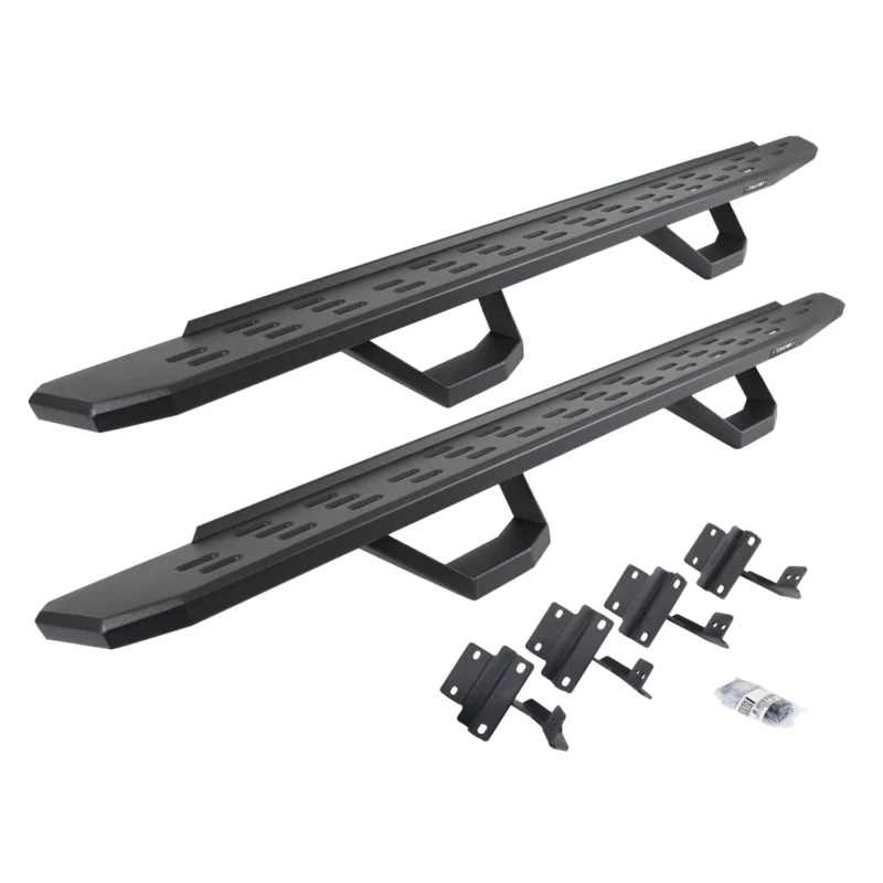 Go Rhino 6961778020PC - RB30 Running Boards, Black, Galvanized Steel