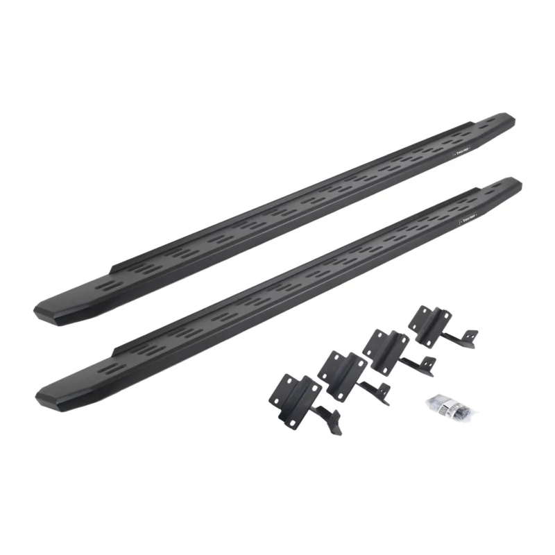 Go Rhino 69617780PC - RB30 Running Boards, Black, Galvanized Steel