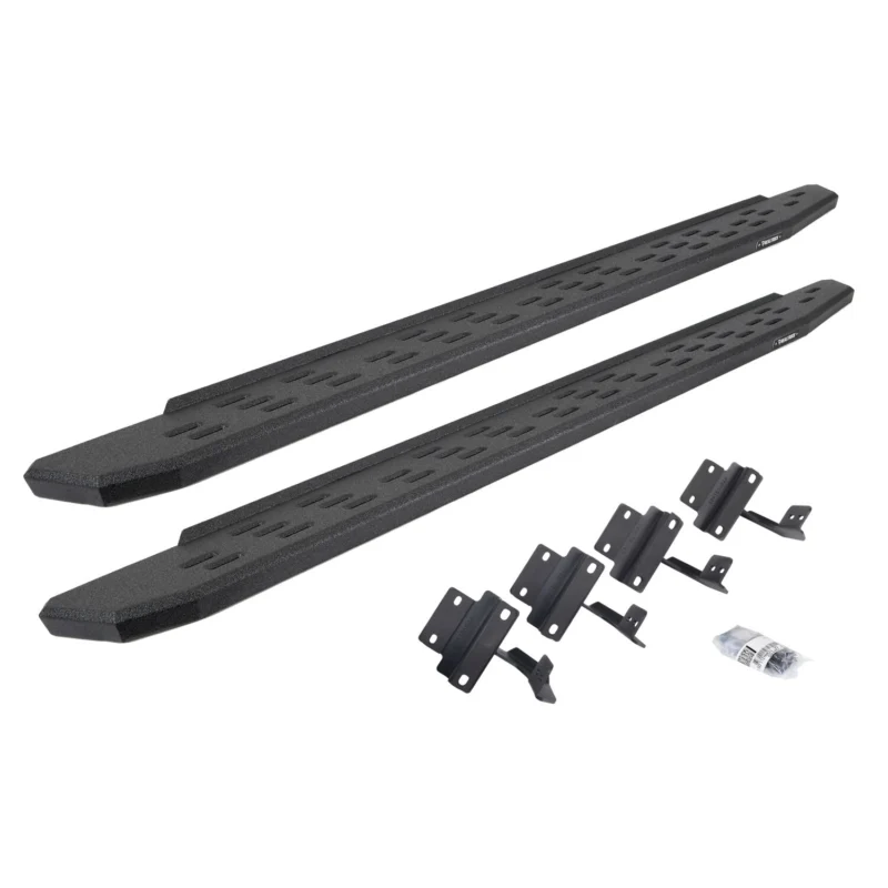 Go Rhino 69617780T - RB30 Running Boards, Black, Protective Bedliner coating