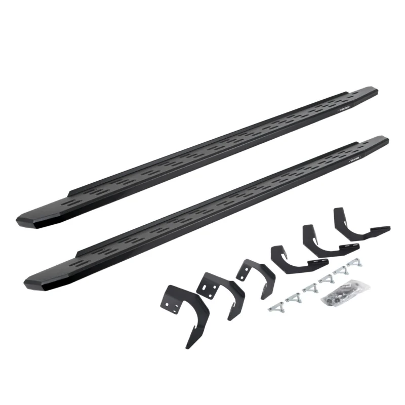 Go Rhino 69620687PC - RB30 Running Boards, Black, Galvanized Steel