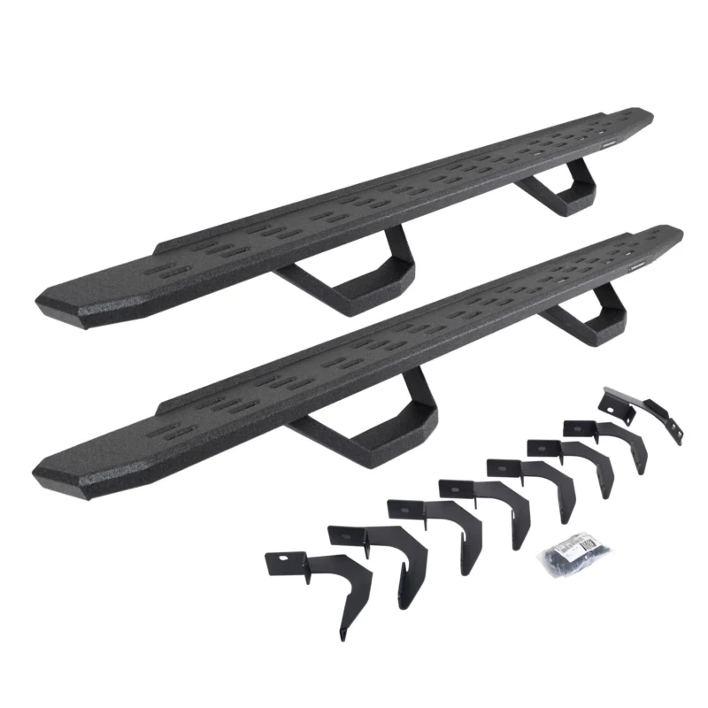 Go Rhino 6962358020T - RB30 Running Boards, Black, Protective Bedliner coating