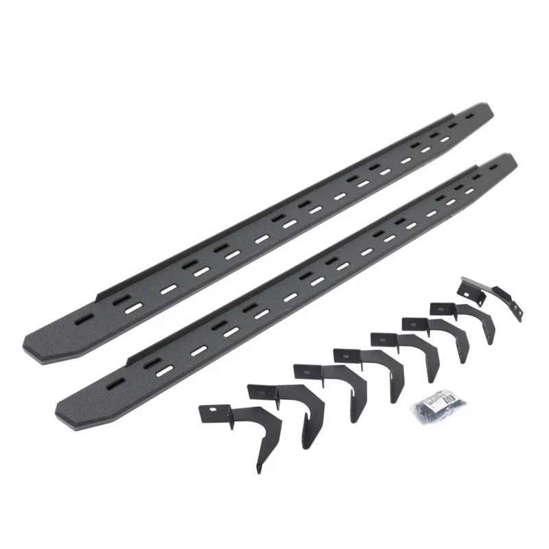 Go Rhino 69623580ST - RB30 Running Boards, Black, Protective Bedliner coating