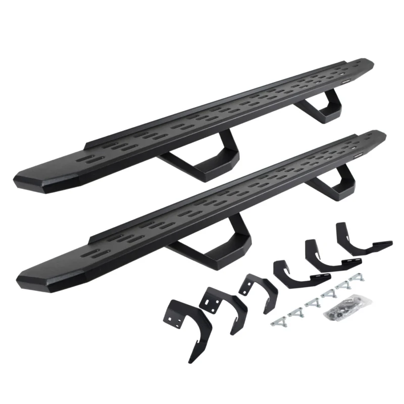 Go Rhino 6962998020PC - RB30 Running Boards, Black, Galvanized Steel