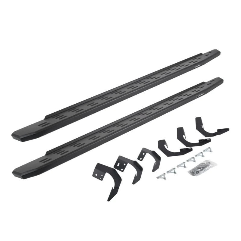 Go Rhino 69629980PC - RB30 Running Boards, Black, Galvanized Steel