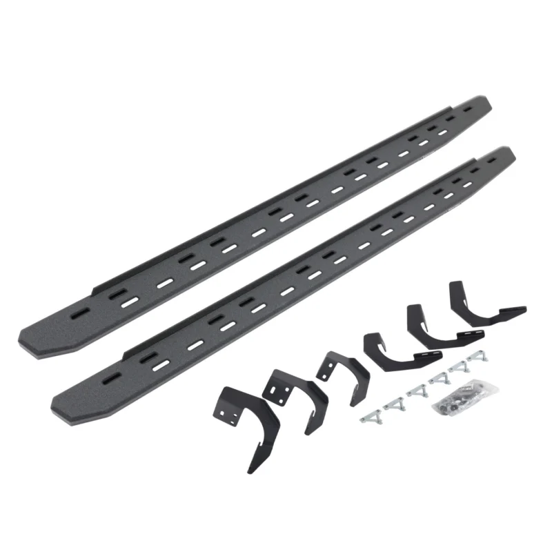Go Rhino 69629980ST - RB30 Running Boards, Black, Protective Bedliner coating