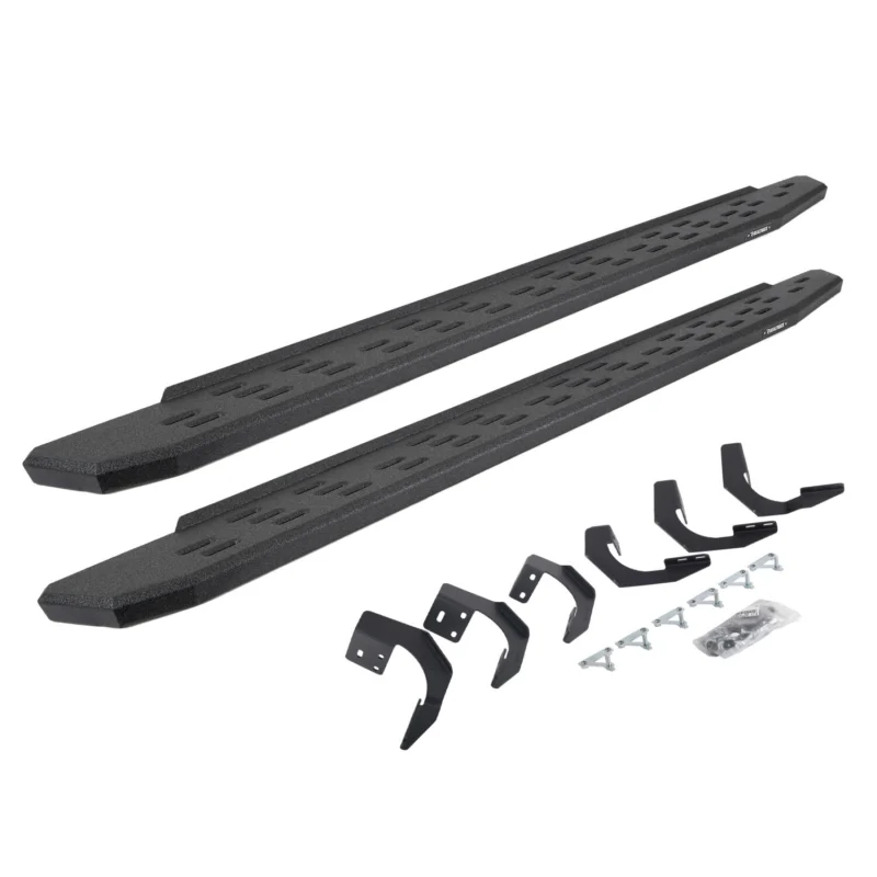 Go Rhino 69629980T - RB30 Running Boards, Black, Protective Bedliner coating