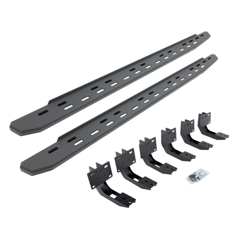 Go Rhino 69630680SPC - RB30 Running Boards, Black, Galvanized Steel