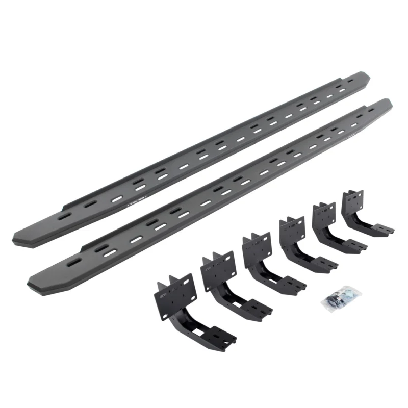 Go Rhino 69630687SPC - RB30 Running Boards, Black, Galvanized Steel