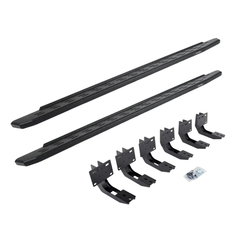 Go Rhino 69630687T - RB30 Running Boards, Black, Protective Bedliner coating