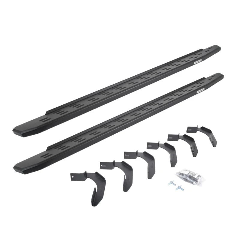 Go Rhino 69634668PC - RB30 Running Boards, Black, Galvanized Steel