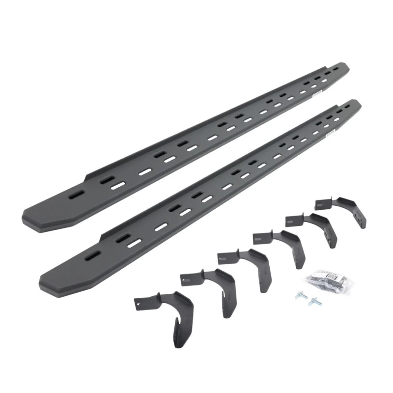Go Rhino 69634668SPC - RB30 Running Boards, Black, Galvanized Steel