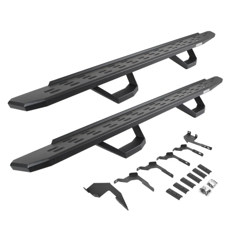 Go Rhino 6963688020PC - RB30 Running Boards, Black, Galvanized Steel